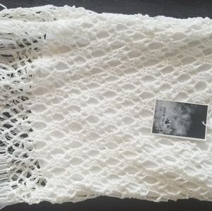 Sabo Skirt White Crochet Knit Skirt